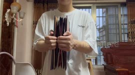 Man demonstrates “Stranger Things” pop-up book in China