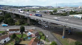 Residents who live under motorways describe noise, litter and blocked out sun