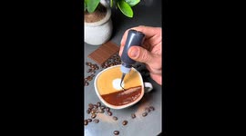 Satisfying Tree Landscape Art On A Coffee