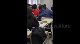 A dog student at the National Technological University of Buenos Aires