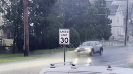 Severe Thunderstorm in New Haven