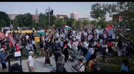 Protests at the Democratic National Convention in Chicago, August 19th 2024