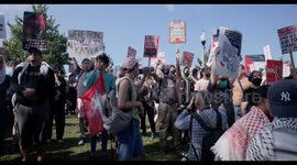 Protests at the Democratic National Convention in Chicago, August 19th 2024