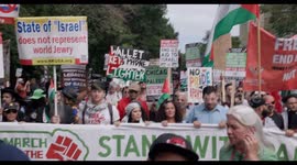 Protests at the Democratic National Convention in Chicago, August 19th 2024