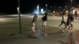 Extreme Weather and High Winds Hit Tourist Resort as Monstrous Thunderstorm Cell Forms in Halkidiki Greece