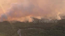 Turkey: Turkey's Aerial Heroes Battle Infernos: 88,345 Tons of Water Dropped in Wildfire Fight