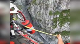 Italy: Father and Son Rescued from Mount Resegone by Firefighters