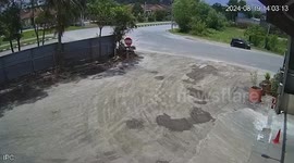 Out-of-control truck crashes into house in Malaysia