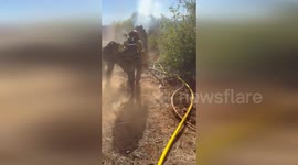 USA: Table Mountain Crew 1's Heroic Battle Against Wildfire