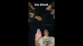 Instagram video highlights 'Average Male Activity' with ice-throwing antics