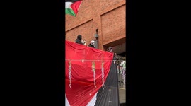Palestine protesters Wembley
