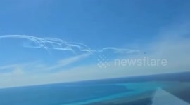 China PLA Air Force drops flares into path of Filipino aircraft anew