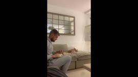 Dog wakes up instantly as owner tries to quietly open food in Lisburn, UK