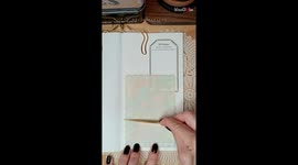 Design enthusiast's flawless work on pink & green scrapbook spread is a treat for the eyes and ears