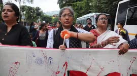 Citizens Protest In Kolkata Against A PGT Doctor Rape And Murder, India - 25 Aug 2024