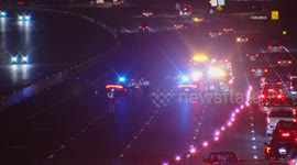 USA: Irvine 2 Motorcycle Riders Killed in High Speed Crash Northbound 5 Freeway