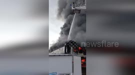 Italy: Massive Fire Breaks Out at Plastic Recycling Plant in Italy