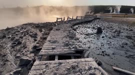 USA: Hydrothermal Blast Rocks Yellowstone's Biscuit Basin, Sending Debris Skyward