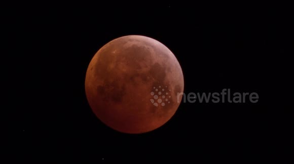 Total Lunar Eclipse (Blood Moon) captured in Hanover, Germany 2019
