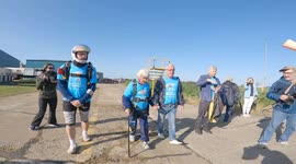 Woman, 102, becomes Britain's oldest sky-diver