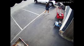 West Warwick woman injured by aerator in security camera video