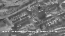 Lebanon: The IAF struck Hezbollah observation posts in the areas of Odaisseh and Kfarkela in southern Lebanon