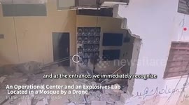 Israel: Drone Footage, An Operations Center and Explosives Lab Located in a Mosque in the Jordan Valley Brigade