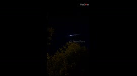 Dazzling object darting across the night sky turns out to be Starlink satellite