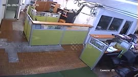 Power bank sets paperwork on fire in office in Thailand