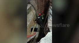 Malaysia sinkhole rescue teams search for missing shopper