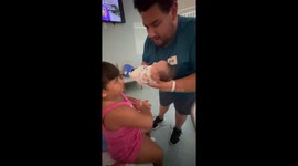 Older sister has been wanting a baby sister since she was 3! So she was soo happy to finally meet her!