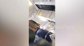Passengers scream as oxygen masks deploy on Boeing 737 in Algeria