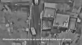 Palestine: An IDF aircraft eliminated two additional terrorists while they attempted to flee from the vehicle that they were inside with Wassem Hazem