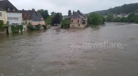 Heavy rains result in flooding in France