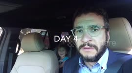 Mum's out of town for five days, dad vlogs parenting experience