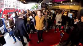 Robert Sheehan attend The Spoils play press night