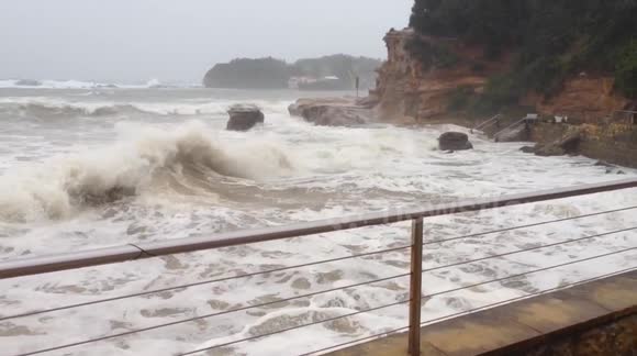 Wild Storm Buffets Central Coast of NSW Australia