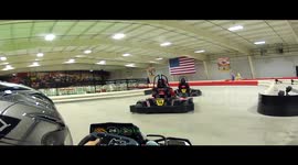 20160324 Go Cart Racing -  Heat #2 Autobahn Indoor Speedway