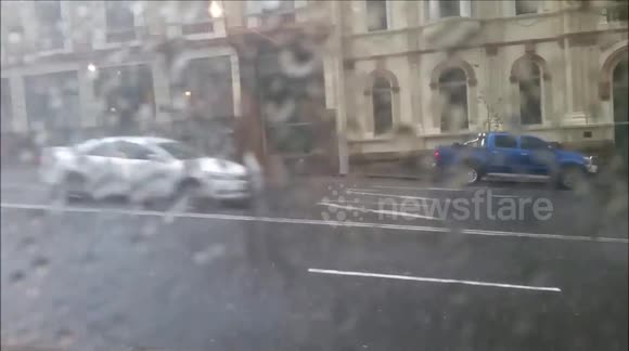 Rain Storm & Flash Flooding in Sydney CBD - 5 June 2016
