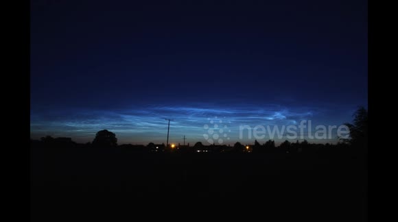TV Astronomer explains what the beautiful noctilucent clouds are