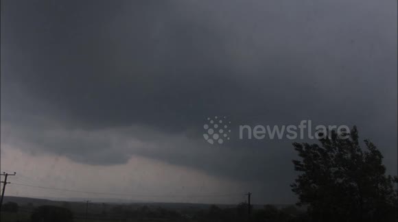 MASSIVE THUNDERSTORMS OVER DONEGAL IRELAND