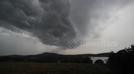 Big Thunderstorm With Nasty Gust Front - June 6th 2016