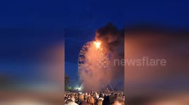 Germany: Ferris Wheel Fire at Highfield Festival Near Leipzig Leaves 23 Injured