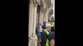Brighton citizens rally in large numbers to oppose far-right rioters