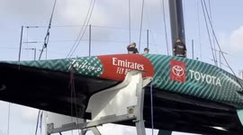 Accident forces New Zealand to skip second day of America's Cup round robin