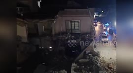 Italy: Supermarket Collapse in Latiano, Brindisi Overnight
