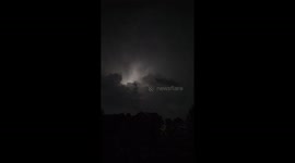 Lightning show in Lincolnton, North Carolina
