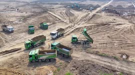 China: Huaihe River Waterway Project Construction