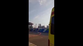 Fire breaks out at Moscow Oil Refinery after Ukrainian drone attack