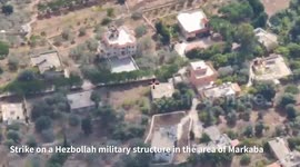 Lebanon: The IAF struck a Hezbollah military structure in the area of Markaba in southern Lebanon